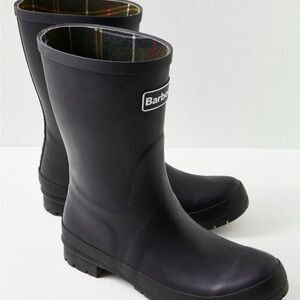 Barbour Boots with Plaid Lining